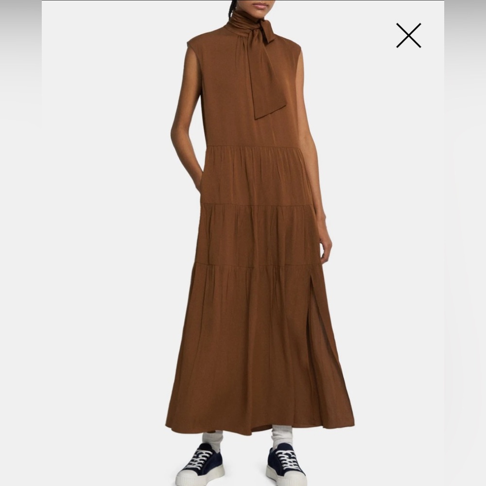 Theory Brown Maxi Dress